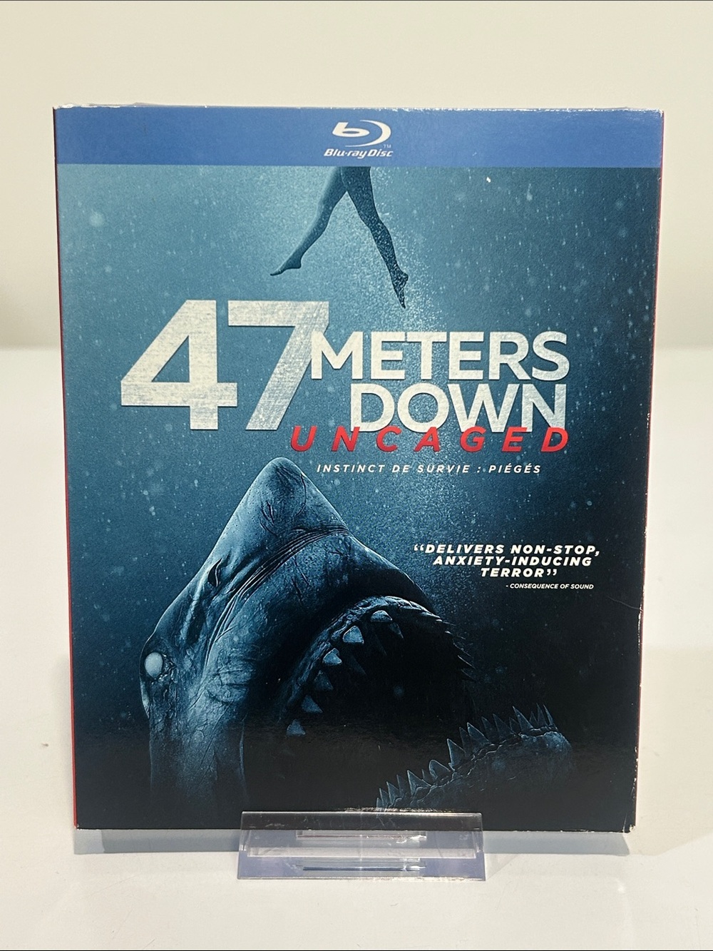 47 Meters Down: Uncaged Blu-ray with Slipcover [New! Sealed! 2019 Horror]